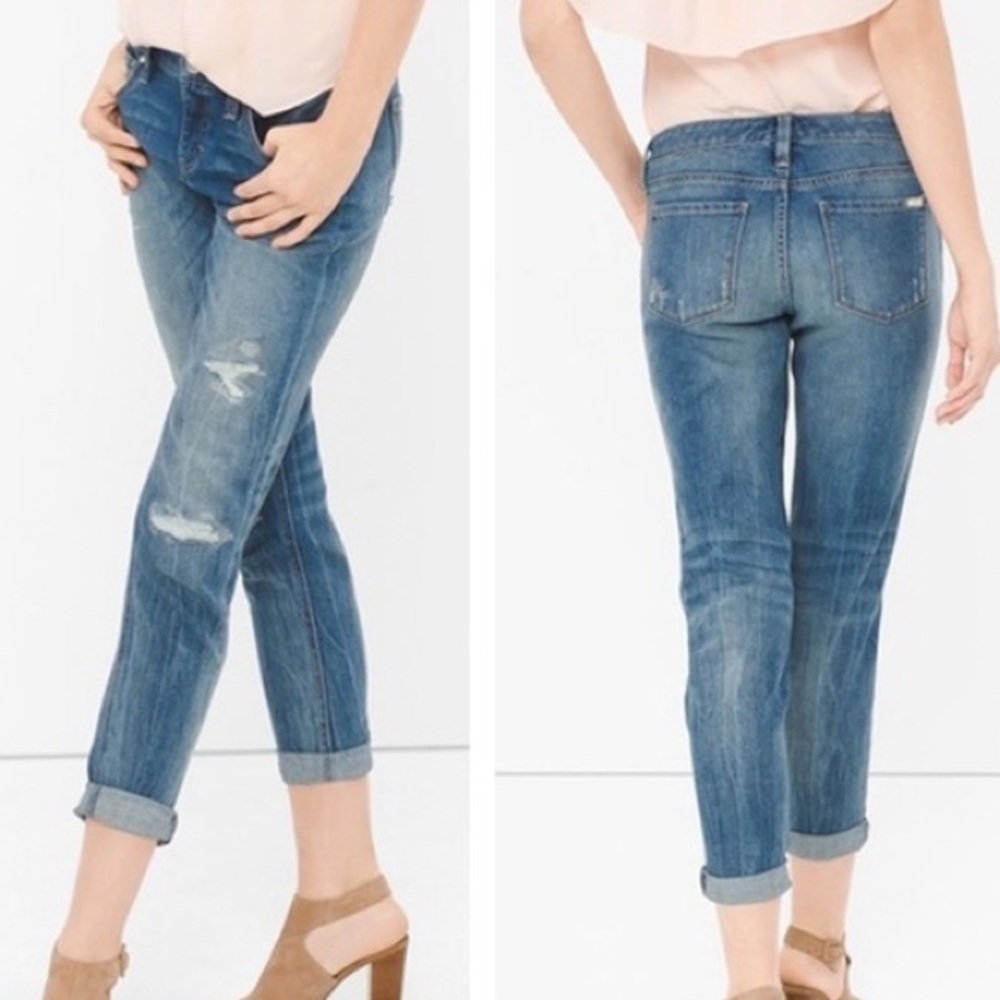 White House Black Market Girlfriend Jeans Size 6